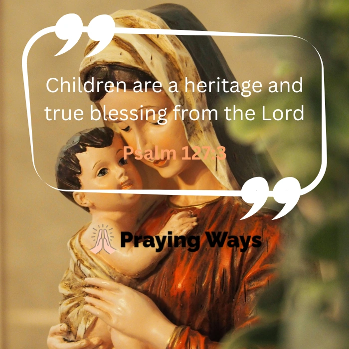 Warm sunset scene with parents and a child playing together, reflecting gratitude and the blessing of children from God.