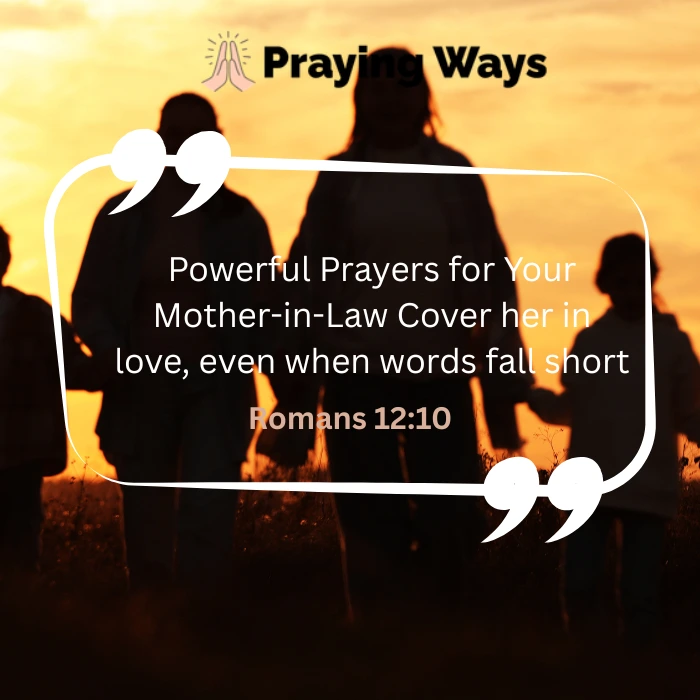 Softening Hearts Prayer for Mother-in-Law