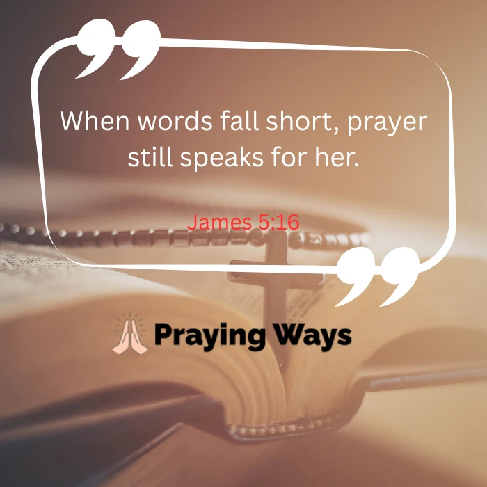 Open Bible with candle and cross symbolizing prayer when words fall short (James 5:16)