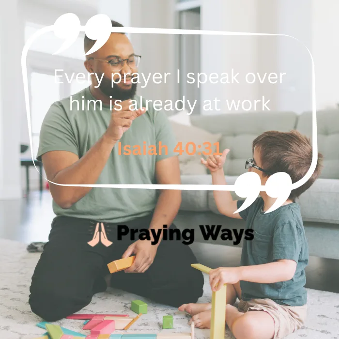 Uncle and nephew walking together with Jeremiah 29:11 prayer quote