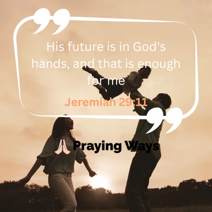 Aunt praying for her nephew with Psalm 121:8 Bible verse