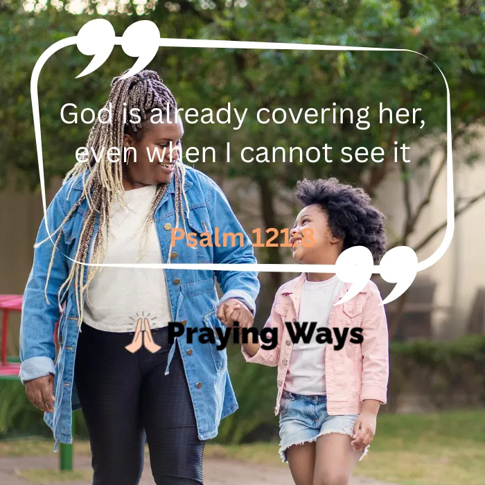 Prayer for niece protection and God watching over her always